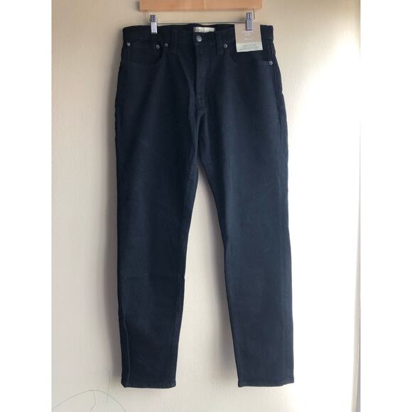 New Madewell Athletic Slim Mens Black Jeans Size 34x32